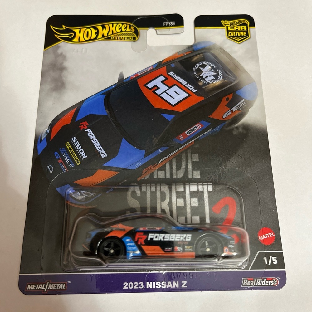 Hot Wheels Car Culture 2023 NISSAN Z Slide Street 2 1:64 Diecast Car NEW FPY86